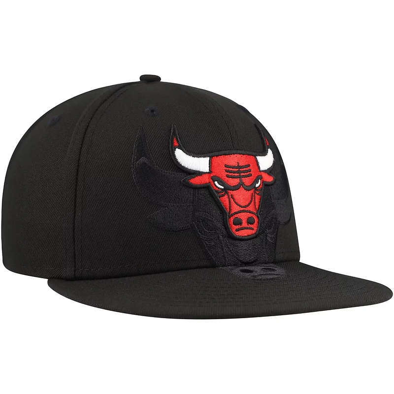 New Era Chicago Bulls out Shadow Logo 59FIFTY Fitted Hat