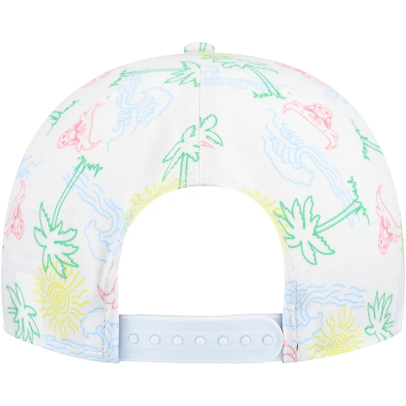 New Era Chicago Bulls Palm Trees and Waves Golfer Adjustable Hat