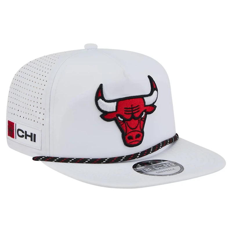 New Era Chicago Bulls Performance Rope Golfer Adjustable Hat