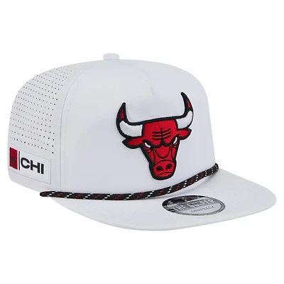 New Era Chicago Bulls Performance Rope Golfer Adjustable Hat