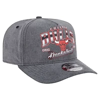New Era Chicago Bulls Throwback Washed Pre-Curved 9FIFTY Snapback Hat
