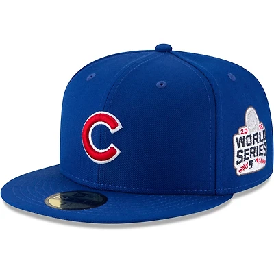 New Era Chicago Cubs 2016 World Series Wool 59FIFTY Fitted Hat
