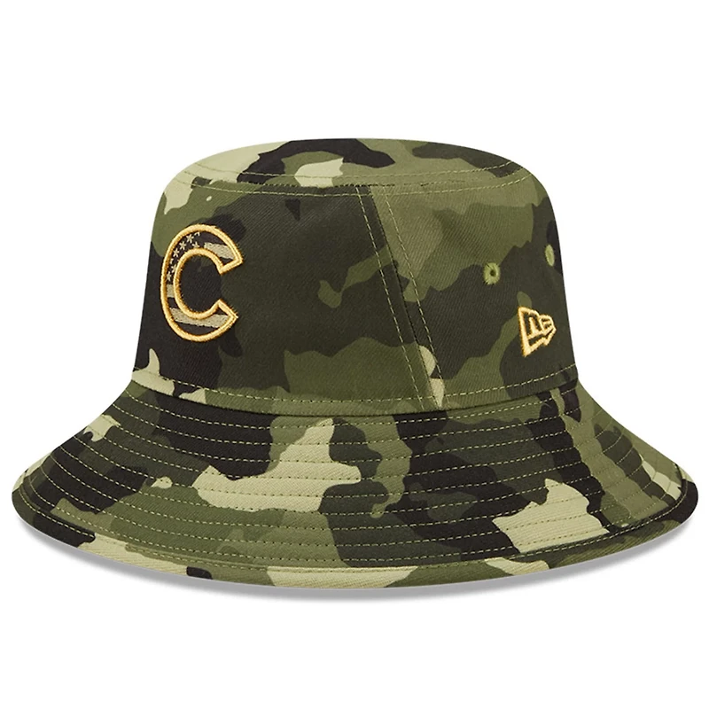 New Era Chicago Cubs 2022 Armed Forces Day Bucket Hat