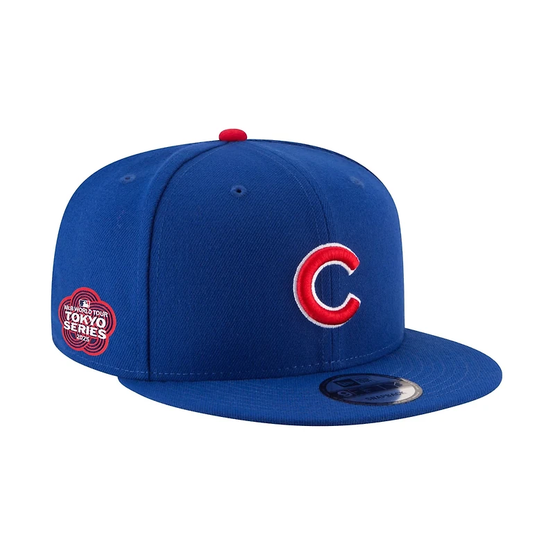 New Era Chicago Cubs 2025 MLB World Tour Tokyo Series Side Patch 9FIFTY Snapback Hat