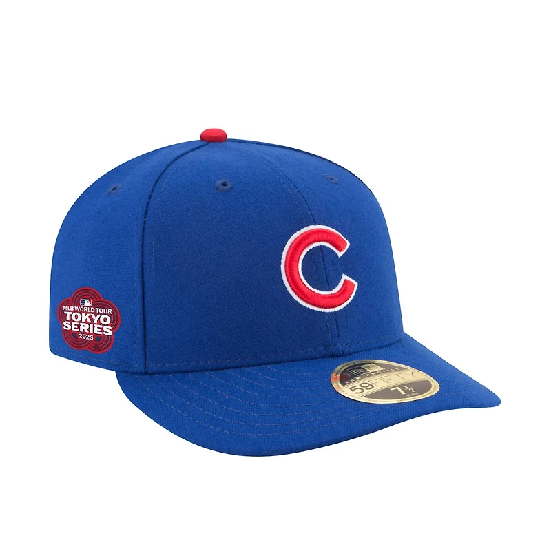 New Era Chicago Cubs 2025 MLB World Tour Tokyo Series Side Patch Low Profile 59FIFTY Fitted Hat