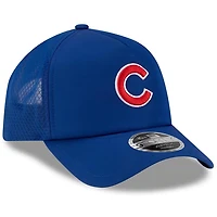 New Era Chicago Cubs 2026 Batting Practice Apex 9FORTY Adjustable Trucker Hat