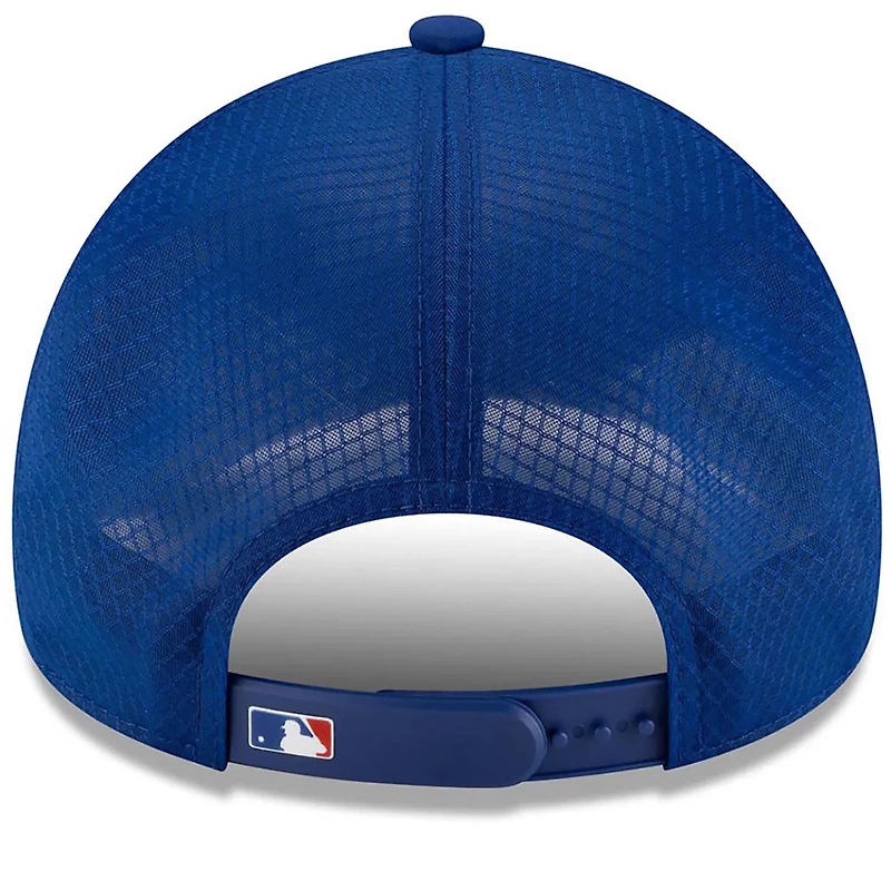 New Era Chicago Cubs 2026 Batting Practice Apex 9FORTY Adjustable Trucker Hat