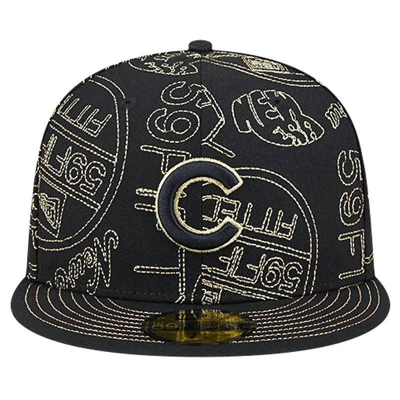 New Era Chicago Cubs 59FIFTY Day Allover Fitted Hat