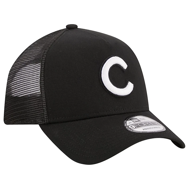 New Era Chicago Cubs A-Frame 9FORTY Trucker Adjustable Hat