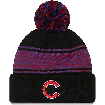 New Era Chicago Cubs Chilled Cuffed Knit Hat with Pom