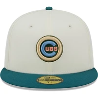 New Era Chicago Cubs Chrome Evergreen 59FIFTY Fitted Hat