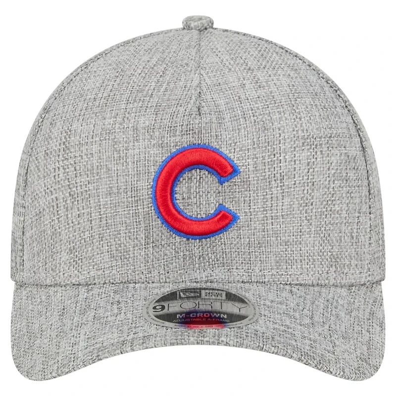 New Era Chicago Cubs Cotton Weave M-Crown A-Frame 9FORTY Adjustable Hat