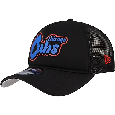 New Era Chicago Cubs Retro Bold A-Frame Trucker 9FORTY Adjustable Hat