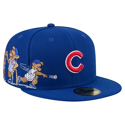 New Era Chicago Cubs Run Mascot 59FIFTY Fitted Hat