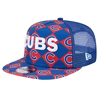 New Era Chicago Cubs Seeing Diamonds A-Frame Trucker 9FIFTY Snapback Hat