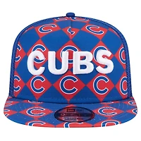 New Era Chicago Cubs Seeing Diamonds A-Frame Trucker 9FIFTY Snapback Hat