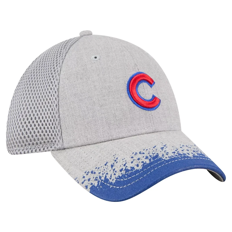 New Era Chicago Cubs Visor Paint Splatter 39THIRTY Flex Hat