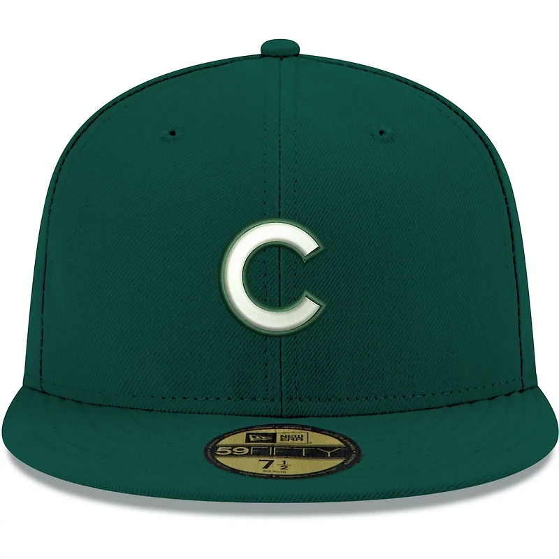 New Era Chicago Cubs White Logo 59FIFTY Fitted Hat