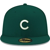 New Era Chicago Cubs White Logo 59FIFTY Fitted Hat