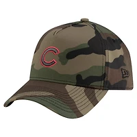 New Era Chicago Cubs Woodland Team Pop 9FORTY A-Frame Adjustable Hat