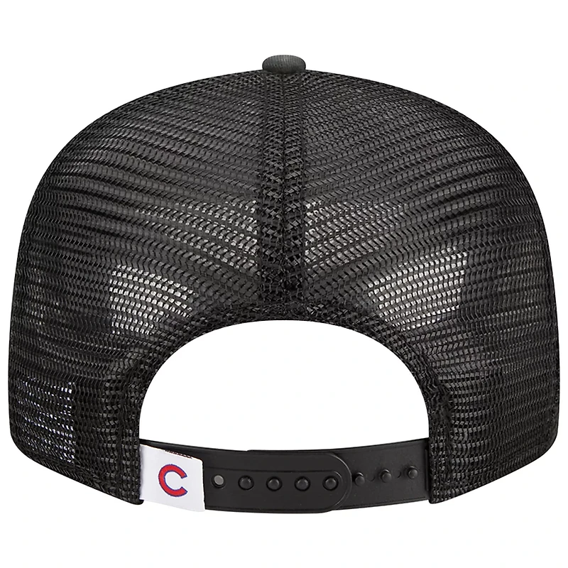 New Era Chicago Cubs Woodland Trucker 9FIFTY Snapback Hat