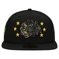 New Era Chicago hawks Military Appreciation Digital Camo Stars 59FIFTY Fitted Hat
