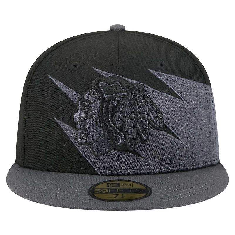 New Era Chicago hawks Spikes 59FIFTY Fitted Hat