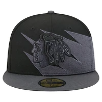 New Era Chicago hawks Spikes 59FIFTY Fitted Hat