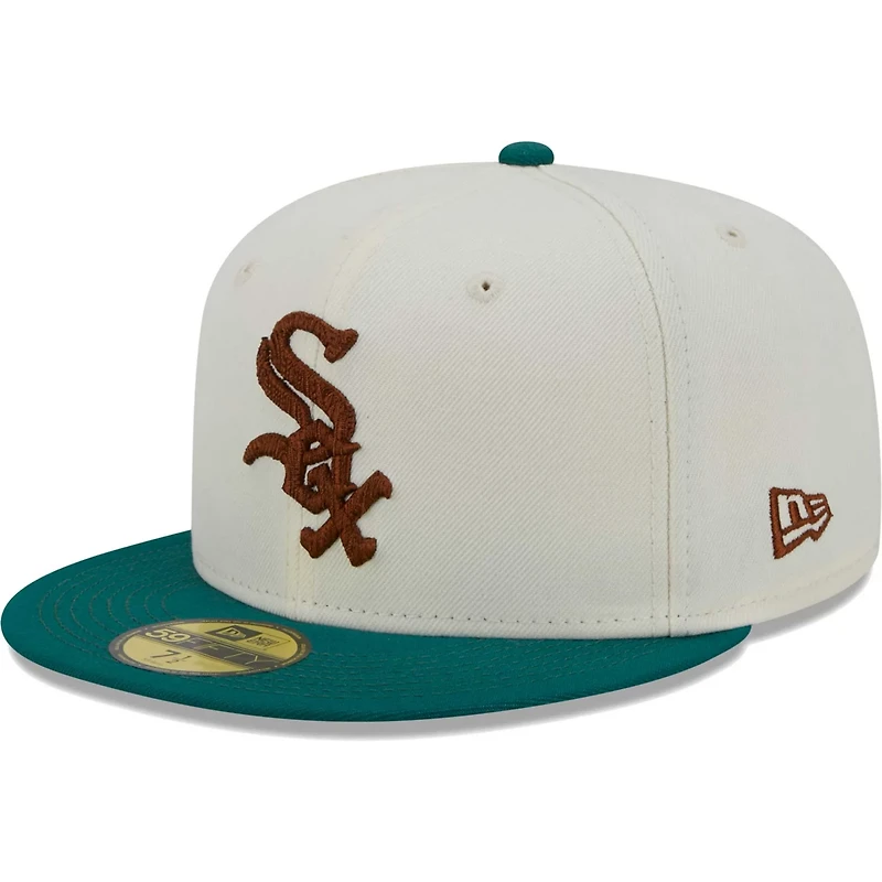New Era Chicago Sox Cooperstown Collection Camp 59FIFTY Fitted Hat