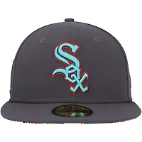 New Era Chicago Sox Print Undervisor 59FIFTY Fitted Hat