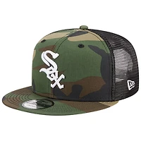 New Era Chicago Sox Woodland Trucker 9FIFTY Snapback Hat