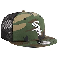 New Era Chicago Sox Woodland Trucker 9FIFTY Snapback Hat