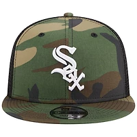 New Era Chicago Sox Woodland Trucker 9FIFTY Snapback Hat