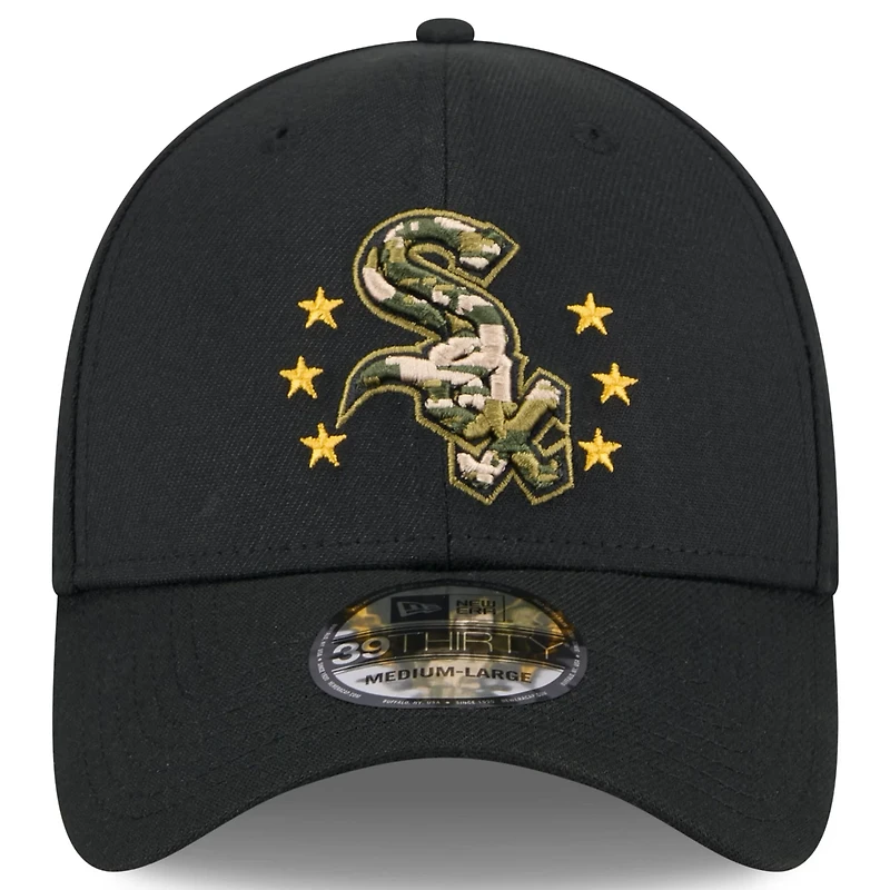 New Era Chicago White Sox 2024 Armed Forces Day 39THIRTY Flex Hat