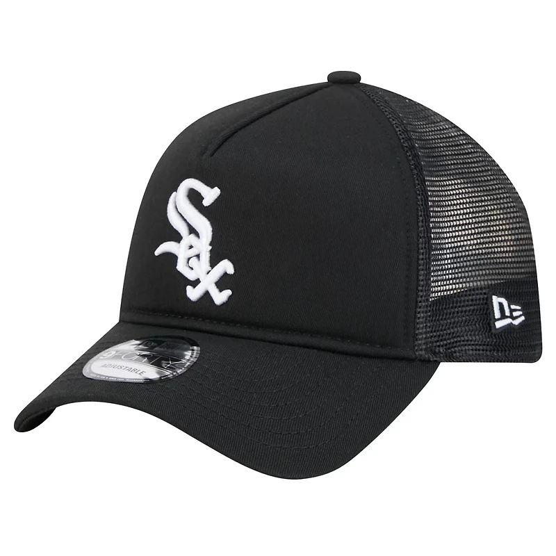New Era Chicago White Sox 9FORTY A-Frame Trucker Adjustable Hat