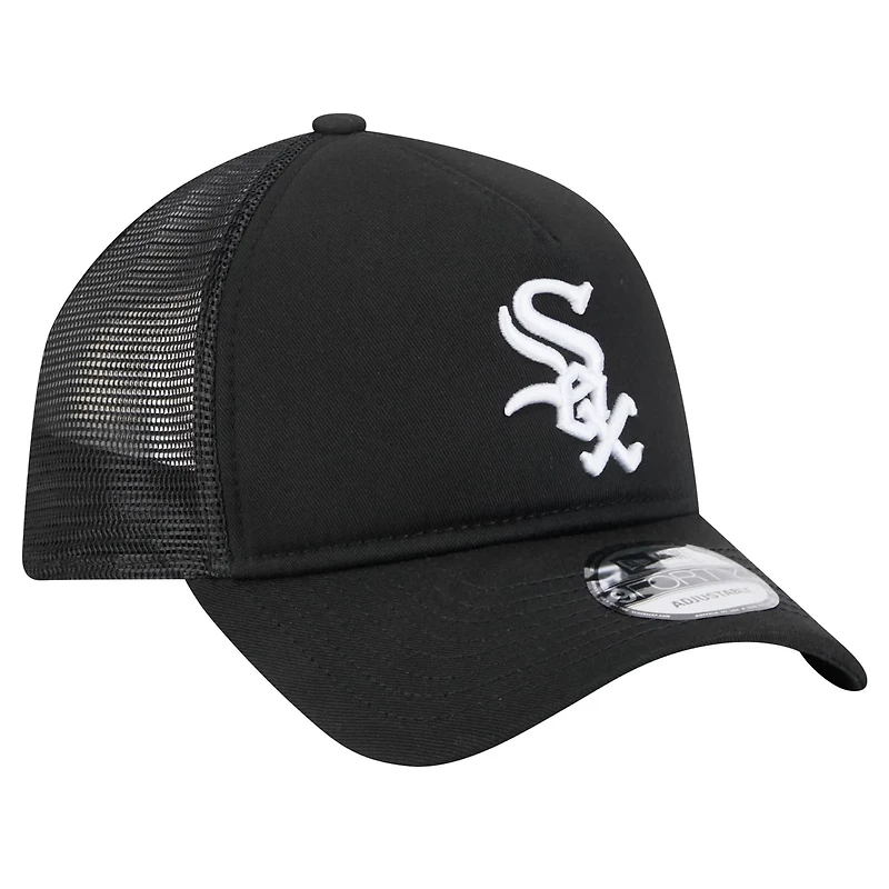 New Era Chicago White Sox 9FORTY A-Frame Trucker Adjustable Hat