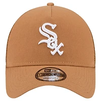 New Era Chicago White Sox A-Frame Trucker 9FORTY Adjustable Hat