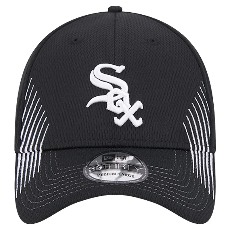 New Era Chicago White Sox Active Dash Mark 39THIRTY Flex Hat