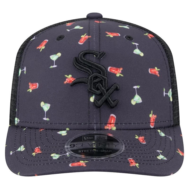 New Era Chicago White Sox Adventure Drinks Pattern 9SEVENTY Stretch-Snap Hat