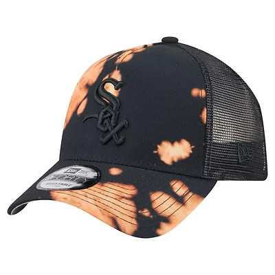 New Era Chicago White Sox Bleached A-Frame 9FORTY Adjustable Hat