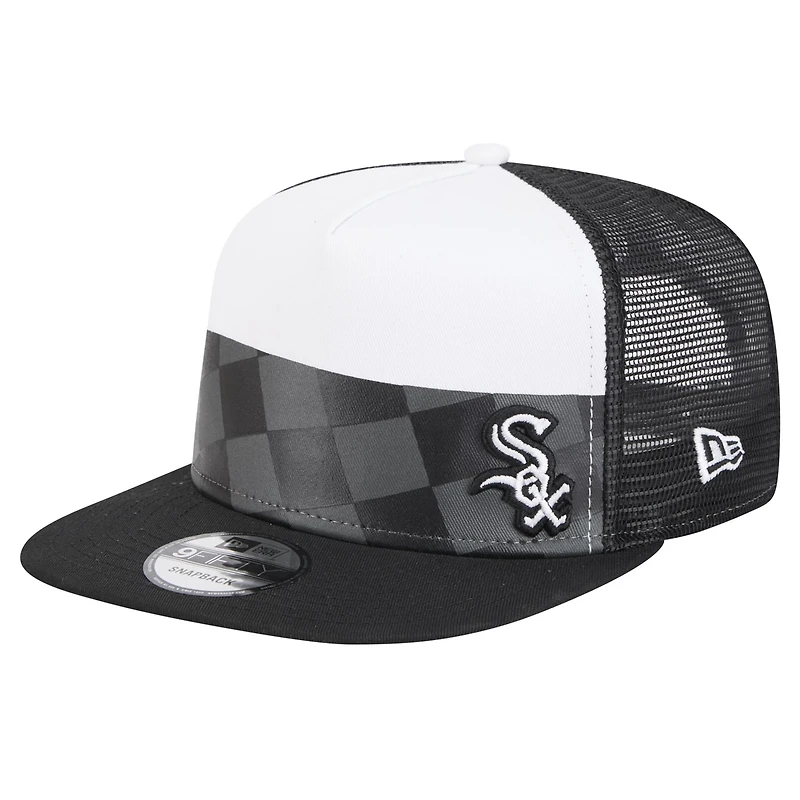 New Era Chicago White Sox Checkmate Trucker 9FIFTY Snapback Hat