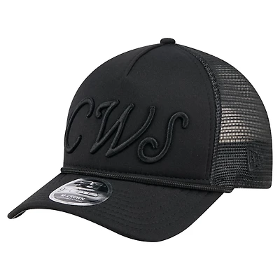 New Era Chicago White Sox City Initial 9FORTY A-Frame M-Crown Adjustable Trucker Hat