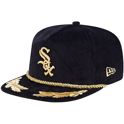 New Era Chicago White Sox Corduroy Filigree Golfer Adjustable Hat