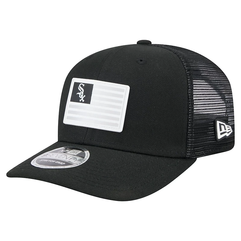 New Era Chicago White Sox Flag 9SEVENTY Stretch-Snap Hat