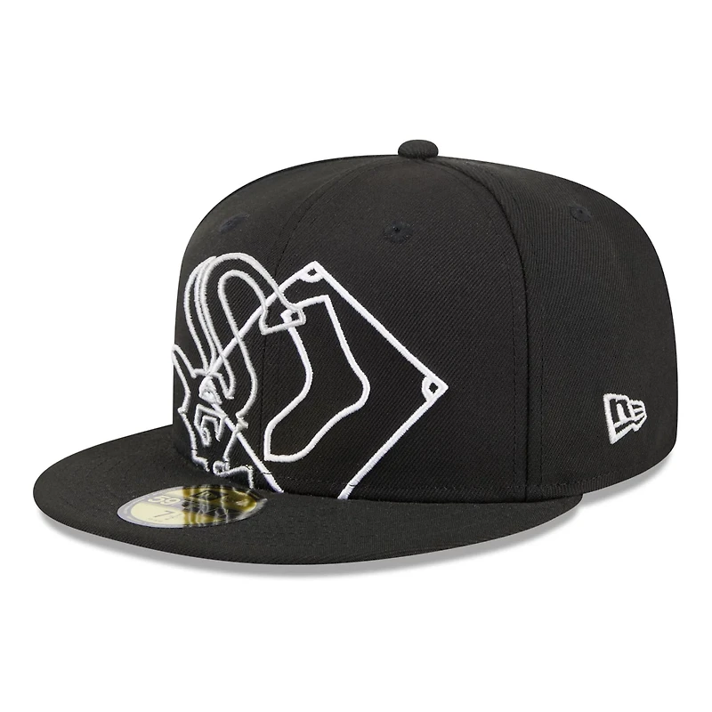 New Era Chicago White Sox Game Day Overlap 59FIFTY Fitted Hat