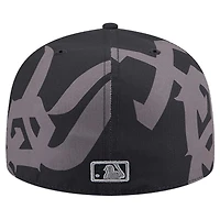 New Era Chicago White Sox Logo Fracture 59FIFTY Fitted Hat