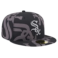 New Era Chicago White Sox Logo Fracture 59FIFTY Fitted Hat