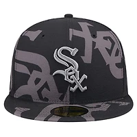 New Era Chicago White Sox Logo Fracture 59FIFTY Fitted Hat