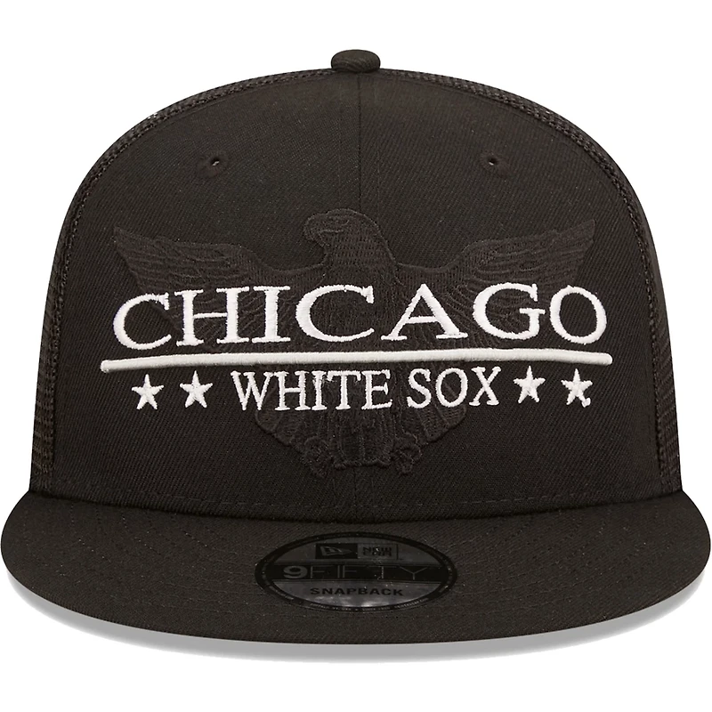 New Era Chicago White Sox Patriot Trucker 9FIFTY Snapback Hat