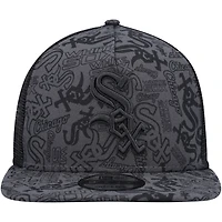 New Era Chicago White Sox Repeat A-Frame 9FIFTY Trucker Snapback Hat